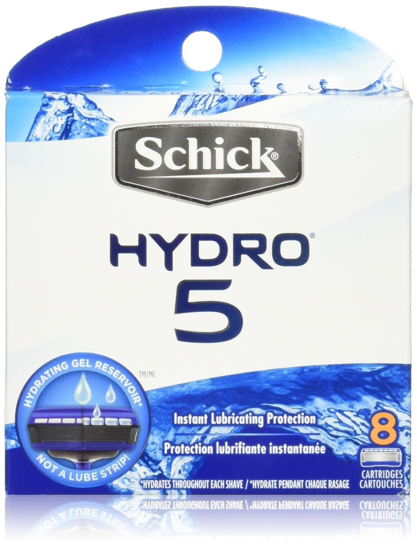 8 Schick Hydro 5 Razor Blades Cartridge Hydro5 Refills 24 Pack or 1 8 Pack